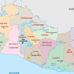 map of the el salvador