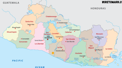 map of the el salvador