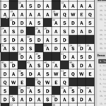 washington post crossword