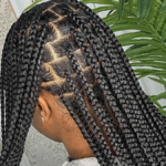 medium knotless braids