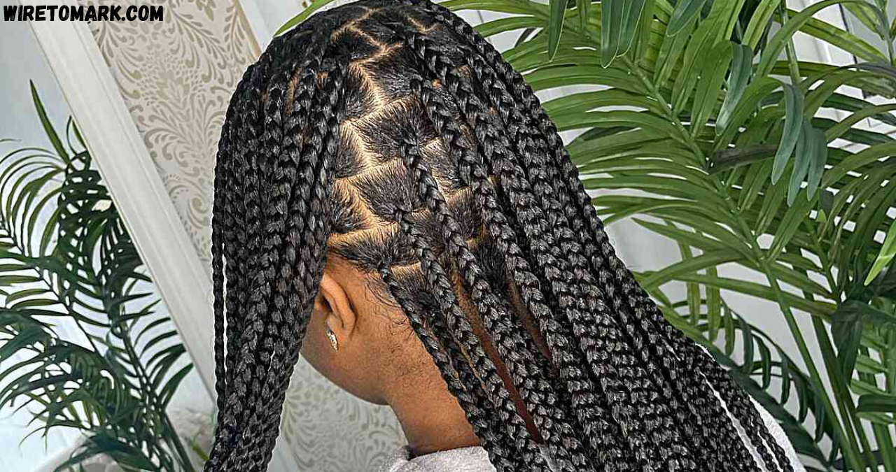 medium knotless braids