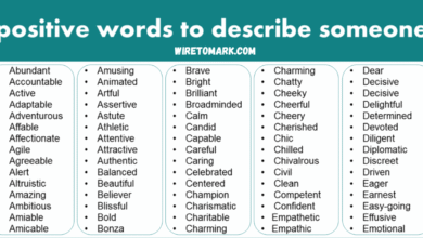 positive adjectives