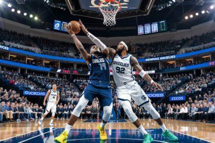 Dallas Mavericks vs Memphis Grizzlies Timeline
