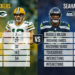 Green Bay Packers vs Seattle Seahawks Match Player Stats