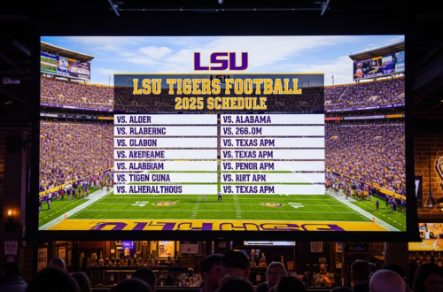 LSU football schedule 2025