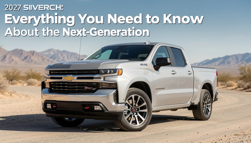 2027 Chevy Silverado: Everything You Need to Know About the Next-Generation Pickup
