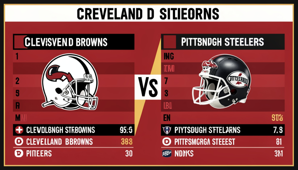 The Ultimate History: Cleveland Browns vs Pittsburgh Steelers Stats