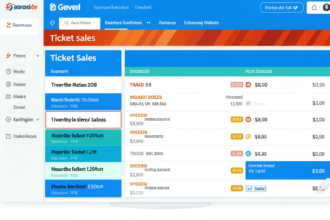 event ticket sales